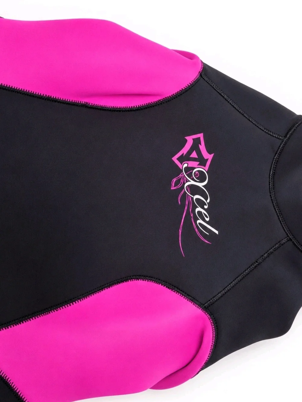 Xcel Thermo Flex 5/4 (MPN Thermo Flex 5:4) Women’s Full Wetsuit Sz 7 Black/Pink